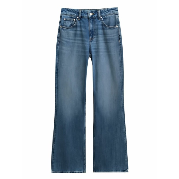 ガント レディース デニムパンツ ボトムス Flared jeans Blue｜asty