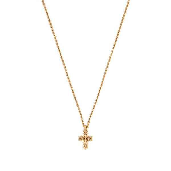 エマニュエレ ビコッキ メンズ 首飾り・チョー鉄道車両 佩び物 Diamond cross pendant necklace Gold