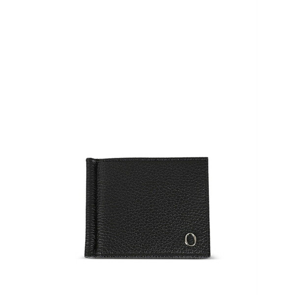 オルチアーニ メンズ 札入れ 佩び物 Grained wallet Black