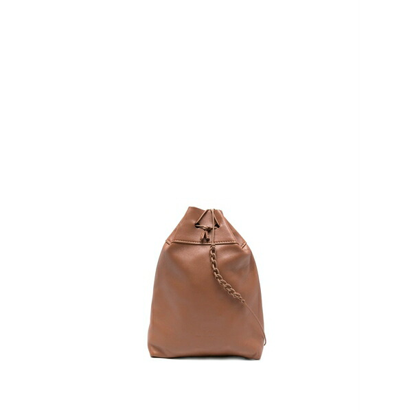 フォルテ フォルテ レディース ショルダーバッグ バッグ Drawstring crossbody bag Brown
