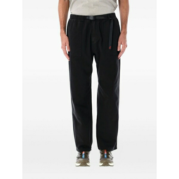 グラミチ メンズ 心地よいズボン下 ボトムス Tapered trousers Black メンズファッション-ズボン・パンツ