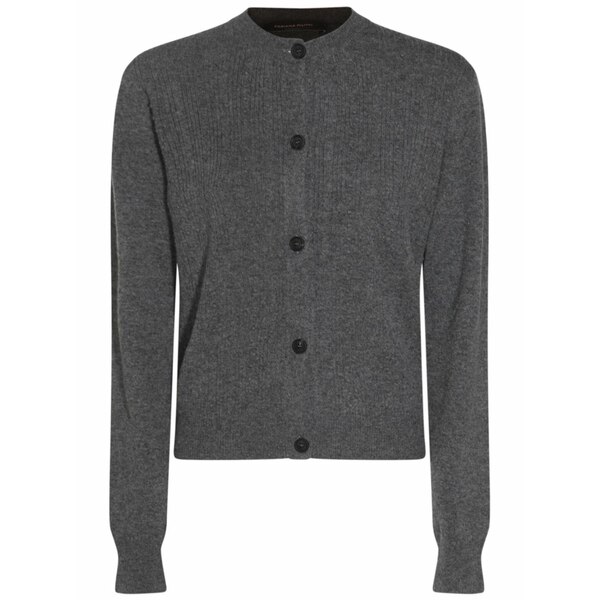 ファビアナ フィリッピ レディース 編み物\u0026スウェーター アウター Platinum cardigan Grey