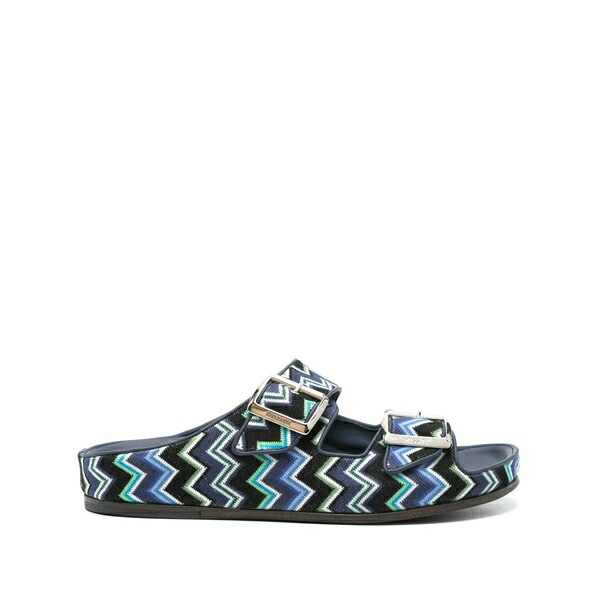 ミッソーニ メンズ サンダル シューズ Zigzag sandals Blue