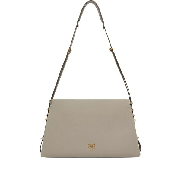 ピンコ レディース ショルダーバッグ 御徒面子 Leather crossbody bag Brown
