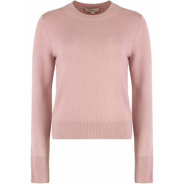 ヴィンス レディース 編み物\u0026スウェーター アウター Cashmere sweater Pink
