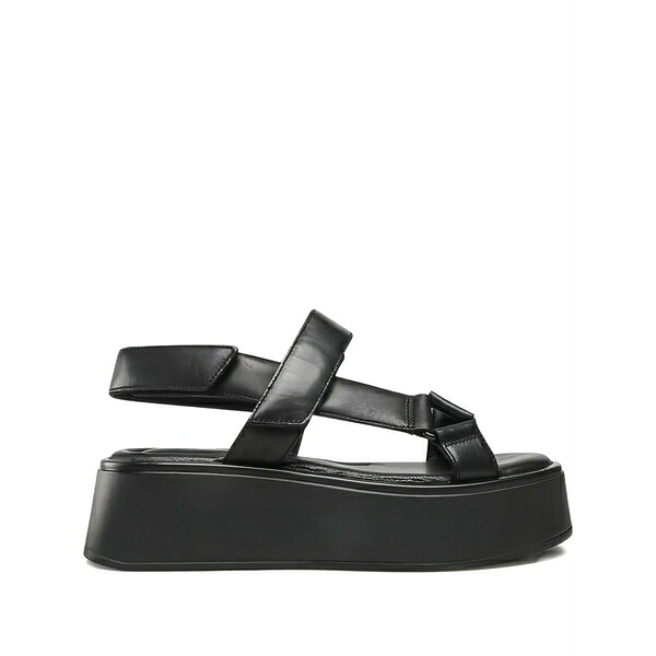 バガボンド レディース サンダル シューズ Courtney platform leather sandals Black