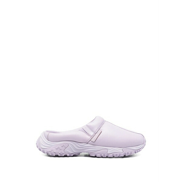 マーティン・さくら色 レディース スリッポン・ローファー シューズ X clarks clog 1 loafers Purple