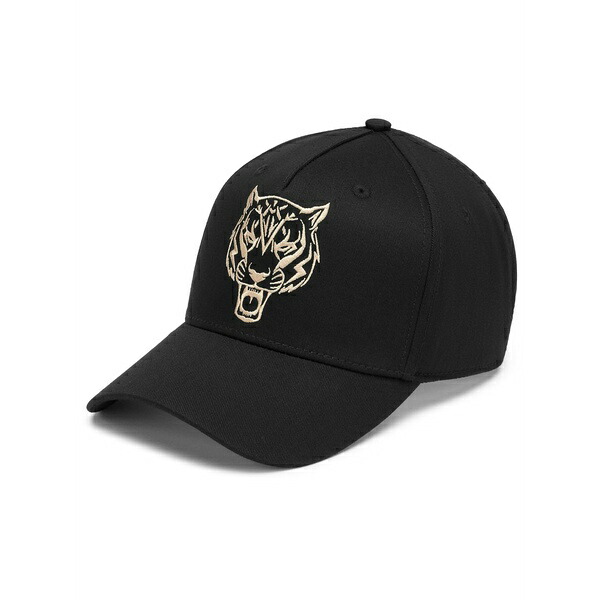 プレインスポーツ メンズ 帽子 アクセサリー Tiger baseball cap Black