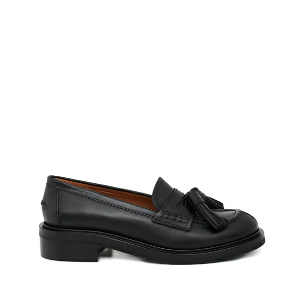 エーティーピー アトリエ レディース スリッポン・ローファー シューズ Albaredo tassel round-toe loafers Black｜asty