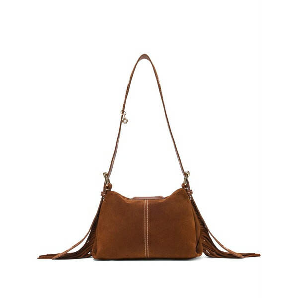マージュ レディース ショルダーバッグ バッグ Fringed suede shoulder bag  Brown