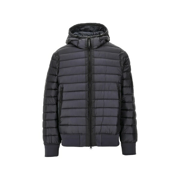 シーピーカンパニー メンズ ジャケット＆ブルゾン アウター Hooded bomber Grey｜asty