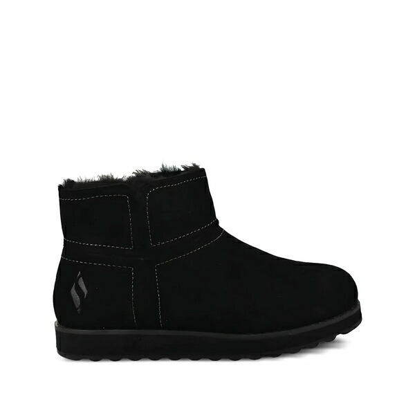 スケッチャーズ レディース ブーツ シューズ Logo-embroidered ankle boots Black｜asty