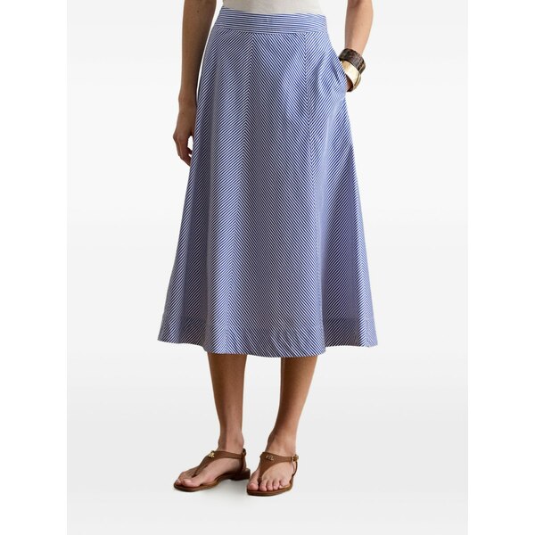 ラルフローレン レディース スカート ボトムス Striped skirt Blue｜asty