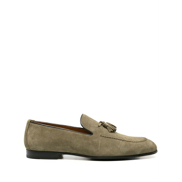 ドンカルズ メンズ 御召しものシューズ シューズ Suede derby shoes Green