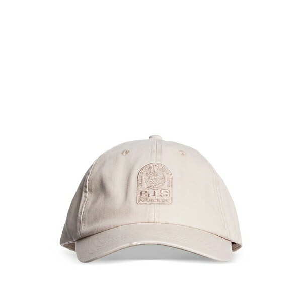 パラジャンパーズ メンズ 帽子 アクセサリー Logo-embroidered baseball cap Neutrals|asty
