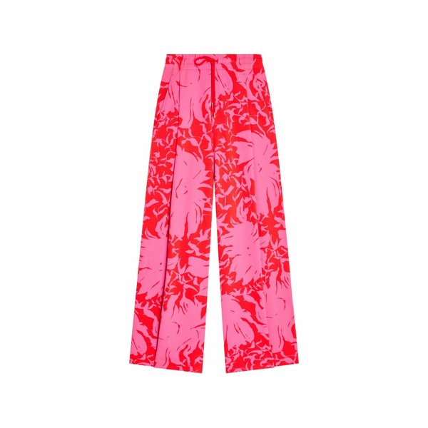 ドリス・ヴァン・ノッテン レディース カジュアルパンツ ボトムス Floral loose trousers Pink｜asty