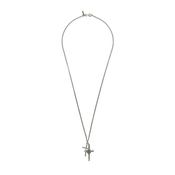 エマニュエレ ビコッキ メンズ 首飾り・チョー鉄道車両 付属品 Cross pendant necklace  Metallic