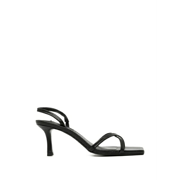 センソー レディース サンダル シューズ 70mm erika i heeled sandals Black|asty