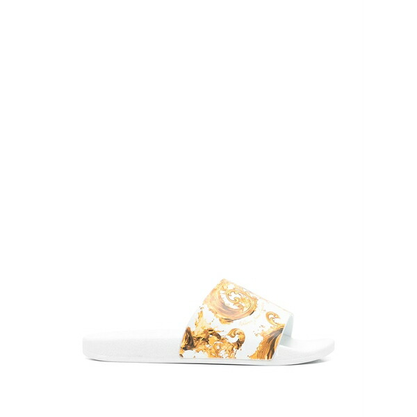 ベルサーチ レディース サンダル シューズ Printed slides White