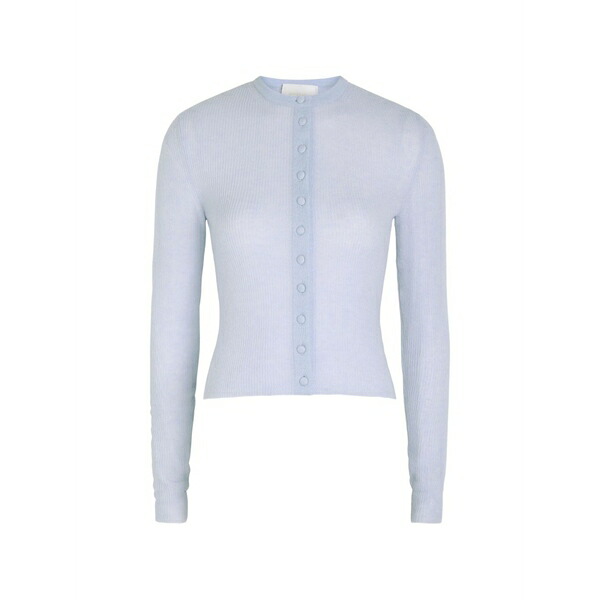 シチズンズ オブ ヒューマニティ レディース カーディガン アウター Tabitha ribbed cardigan Blue｜asty