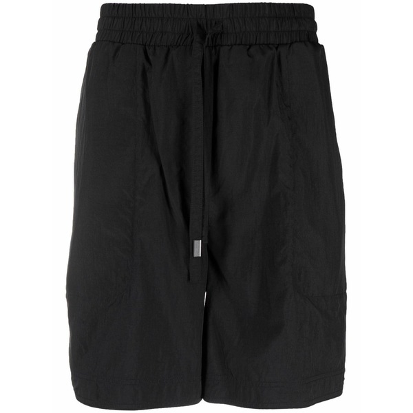 トムウッド メンズ カジュアルパンツ ボトムス Achille drawstring shorts Black｜asty