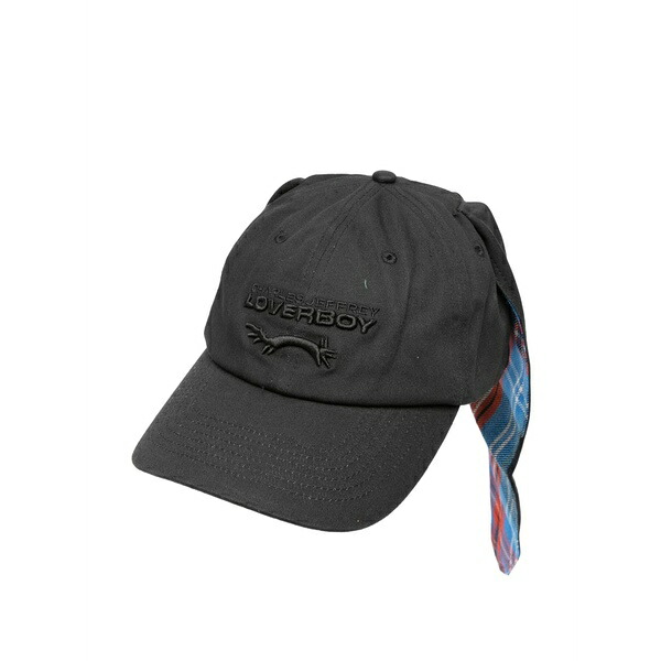 プリンスチャールズ島・ジェフリー メンズ かぶり笠 付属品 Bunny-ears baseball cap Black