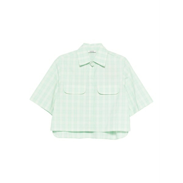 サンドロ レディース シャツ トップス Checked shirt Green｜asty