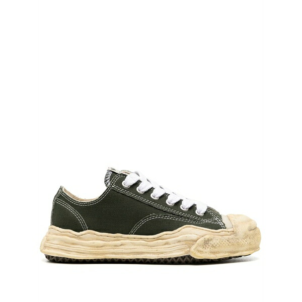 ミハラヤスヒロ メンズ スニーカー シューズ Hank sneakers Green|asty