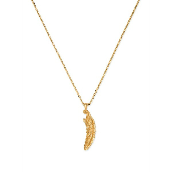 エマニュエレ ビコッキ メンズ 頸飾り・チョー鉄道車両 添え物 Piuma pendant necklace Gold
