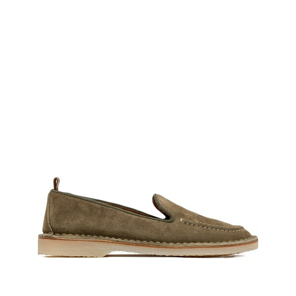 ブッテロ レディース スリッポン・ローファー シューズ Suede loafers Green