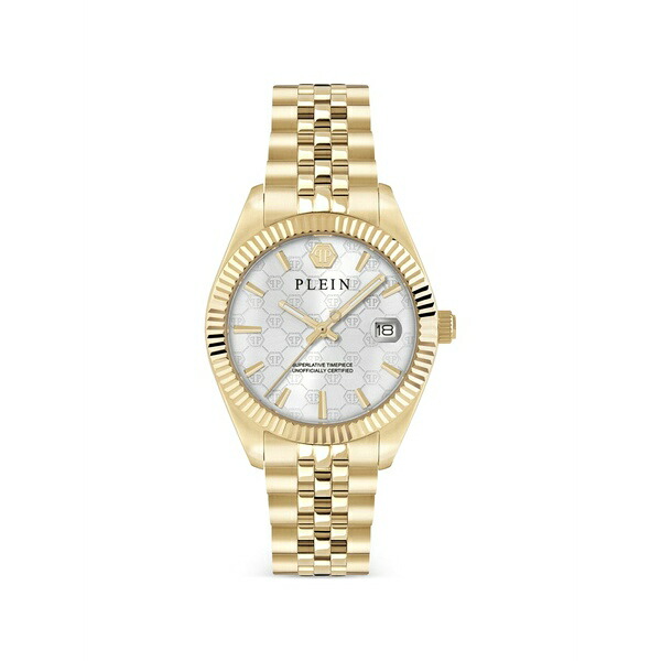 フィリッププレイン レディース 腕時計 アクセサリー Superlative 34mm date watch White｜asty