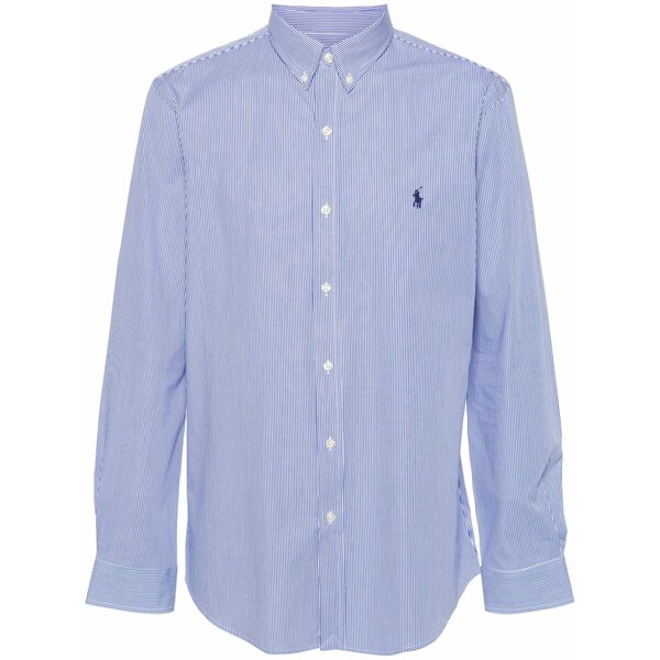 ラルフローレン メンズ シャツ トップス Polo pony striped cotton shirt Blue