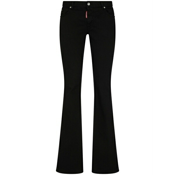 ディースクエアード レディース デニムパンツ ボトムス Twiggy flared jeans Black|asty