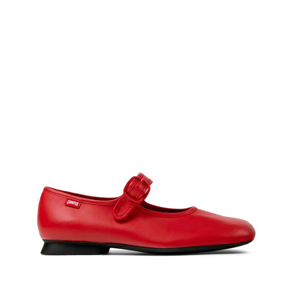 カンペール レディース サンダル シューズ Buckle strap ballet flats Red｜asty
