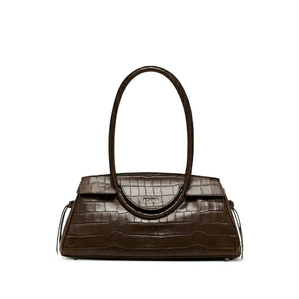 ステゥド レディース ショルダーバッグ 御徒面子 Maude logo-detail shoulder bag Brown