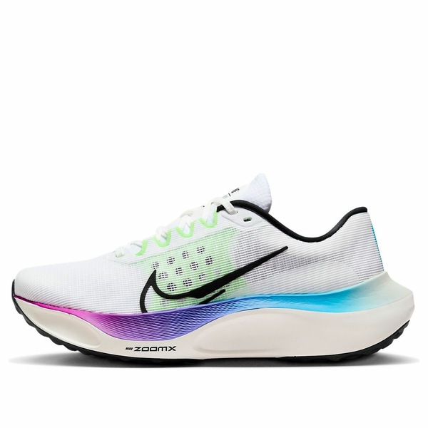 Nike ナイキ メンズ スニーカー 【Nike Zoom Fly 5 'White Black Multi Color' FQ6851-101】 サイズ US_7.5(25.5cm)｜asty