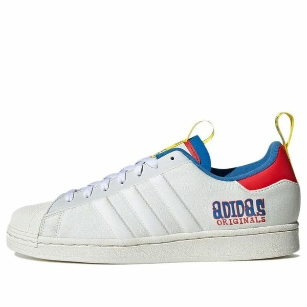 adidas アディダス メンズ スニーカー 【Tony s Chocolonely x adidas originals Unisex Superstar Low-Top Sneakers White GX4712】 サイズ US_10.5(28.5cm)｜asty