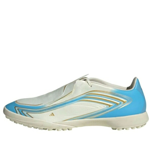 adidas アディダス メンズ スニーカー 【adidas x MESSI F50 League Turf 'Ivory Semi Blue Burst Icey Blue' IH1903】 サイズ US_12(30.0cm)|asty