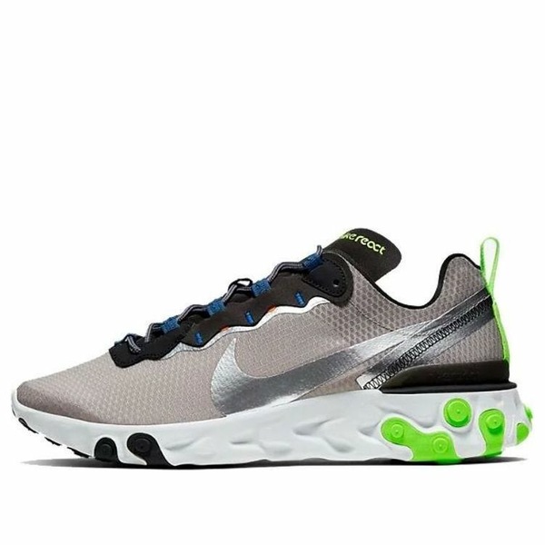 Nike ナイキ メンズ スニーカー 【Nike React Element 55 SE 'Grey Volt' CI3831-200】 サイズ US_7(25.0cm)|asty