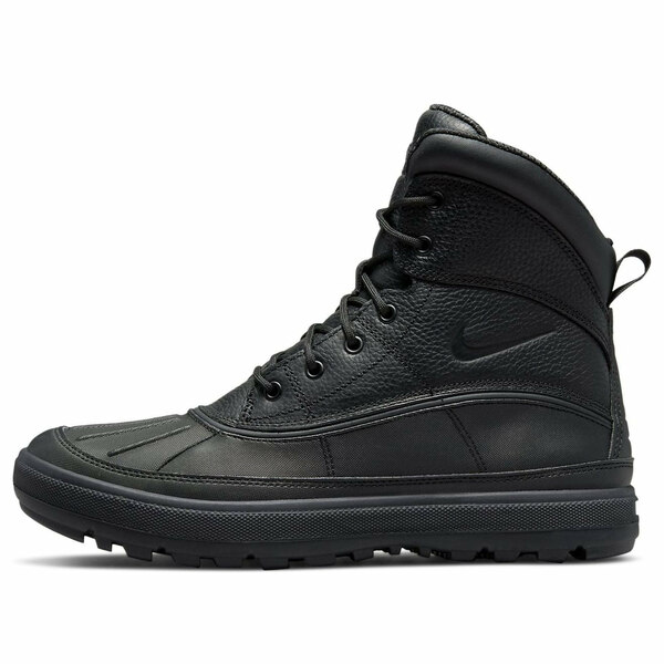 Nike ナイキ メンズ スニーカー 【Nike Mens Woodside 2 Winter Boots \'Triple Black\' 525393-090】 サイズ US_8(26.0cm)｜asty