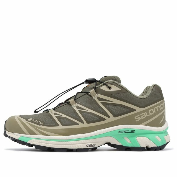 SALOMON サロモン メンズ スニーカー 【SALOMON XT-6 Gore-Tex 'Olive Night Dried Herb' 472923】 サイズ US_5.5(23.5cm)｜asty