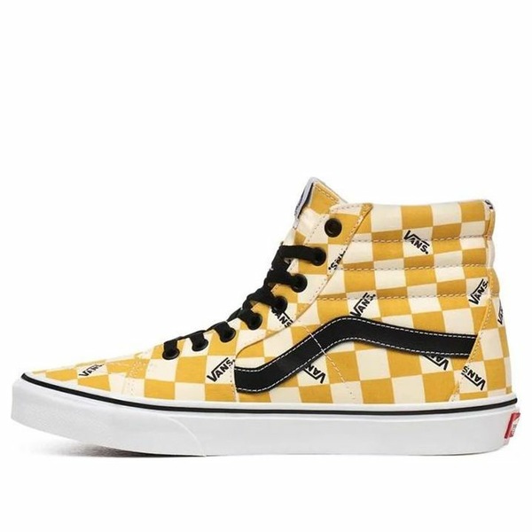 Vans バンズ メンズ スニーカー 【Vans SK8-HI 'Big Check - Yolk Yellow' VN0A4U3CWYT】 サイズ US_8.5(26.5cm)｜asty