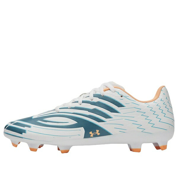 Under Armour アンダーアーマー メンズ スニーカー 【Under Armour Shadow Select 4 FG 'White Boundless Blue Orange Bloc' 6006230-100】 サイズ US_12(30.0cm)｜asty