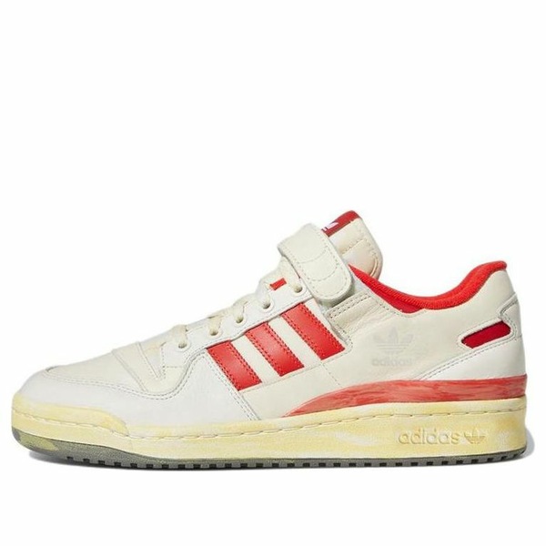 adidas アディダス メンズ スニーカー 【adidas Forum 84 Low AEC 'White Red' HR0557】 サイズ US_8(26.0cm)｜asty