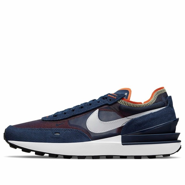 Nike ナイキ メンズ スニーカー 【Nike Waffle One 'Midnight Navy Orange Melon Tint' DA7995-401】 サイズ US_8.5(26.5cm)|asty