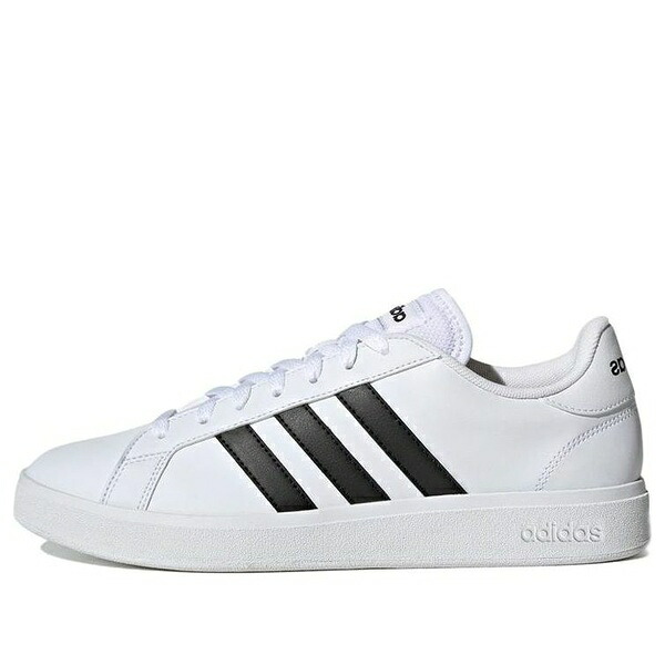 adidas アディダス メンズ スニーカー 【adidas Grand Court Base 2.0 Sneakers 'Black White' GW9250】 サイズ US_8.5(26.5cm)|asty