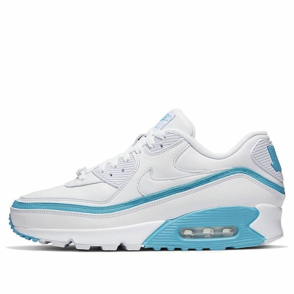 Nike ナイキ メンズ スニーカー 【Nike x Undefeated Air Max 90 'White Blue Fury' CJ7197-102】 サイズ US_5.5(23.5cm)|asty