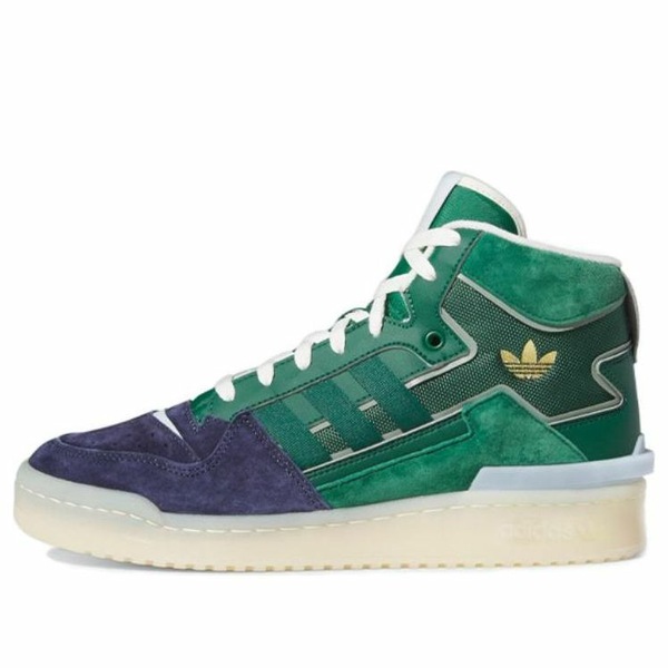 adidas アディダス メンズ スニーカー 【adidas Forum Exhibit Mid 'Inside Out - Dark Green Navy' FZ6278】 サイズ US_9.5(27.5cm)｜asty