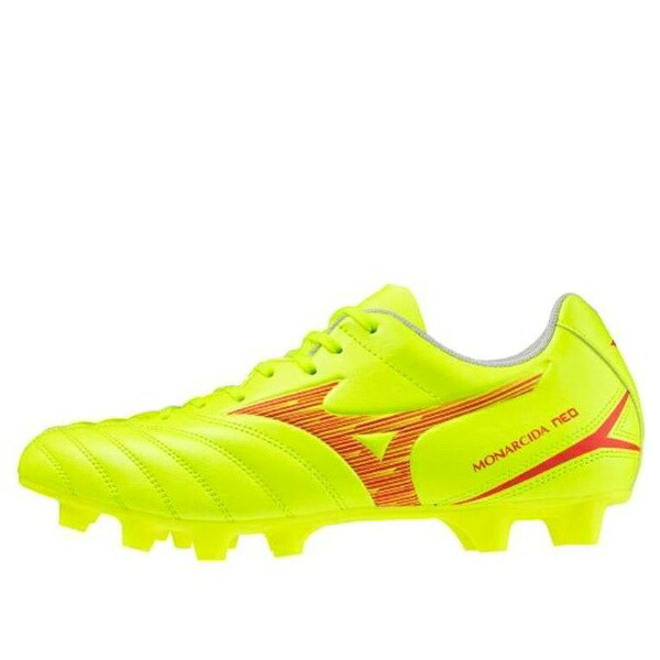 Mizuno ミズノ メンズ スニーカー 【Mizuno Monarcida Neo 3 Select 3E Wide 'Safety Yellow Fiery Coral' P1GA242545】 サイズ US_8(26.0cm)|asty