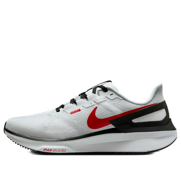 Nike ナイキ メンズ スニーカー 【Nike Air Zoom Structure 25 'White Black Fire Red' DJ7883-106】 サイズ US_8.5(26.5cm)|asty